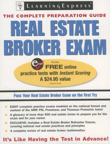 Real Estate Broker Exam (Real Estate Broker Exam: The Complete Preparatio – GOOD
