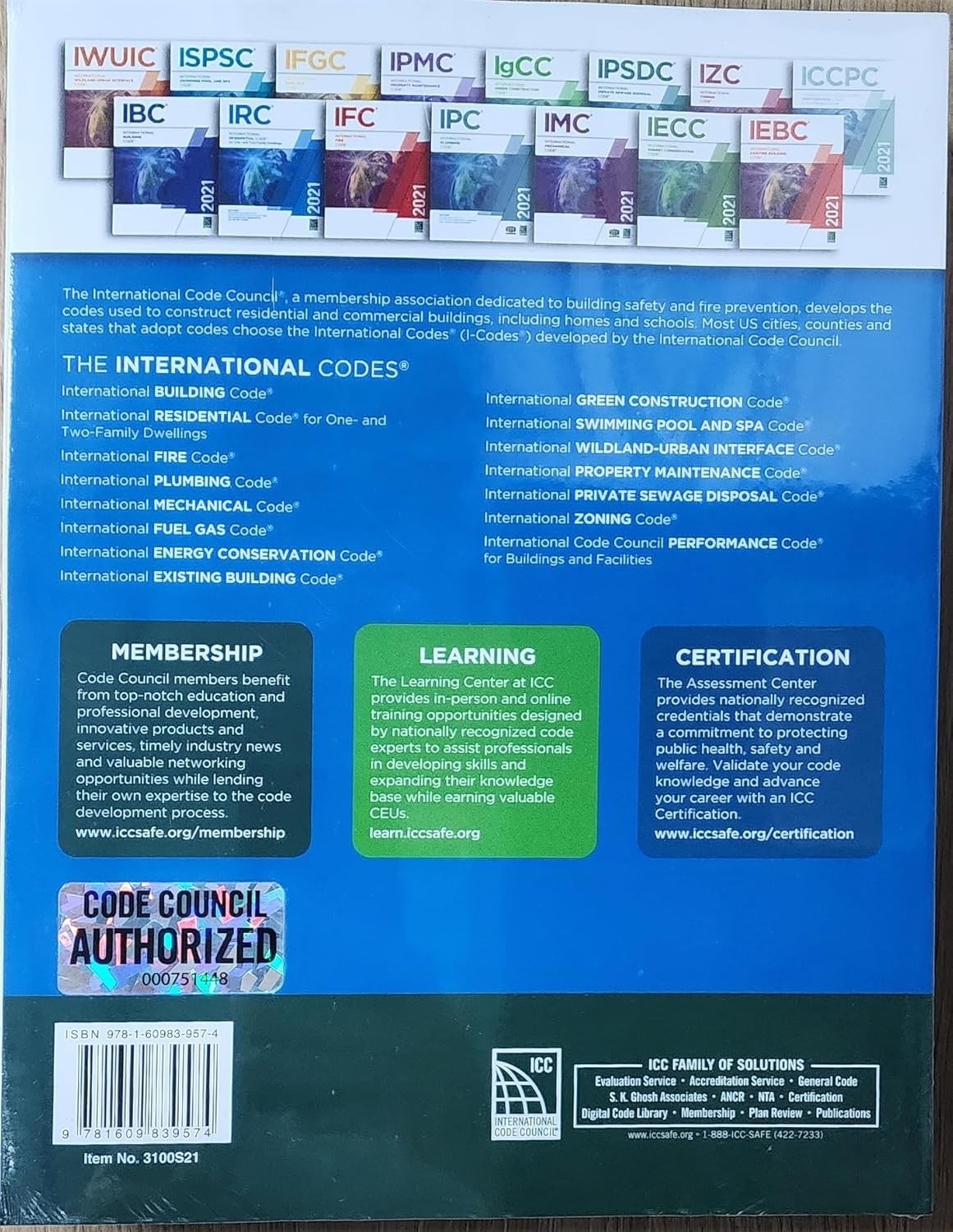 2021 International Residential Code (International Code Council Series) 1st Edit
