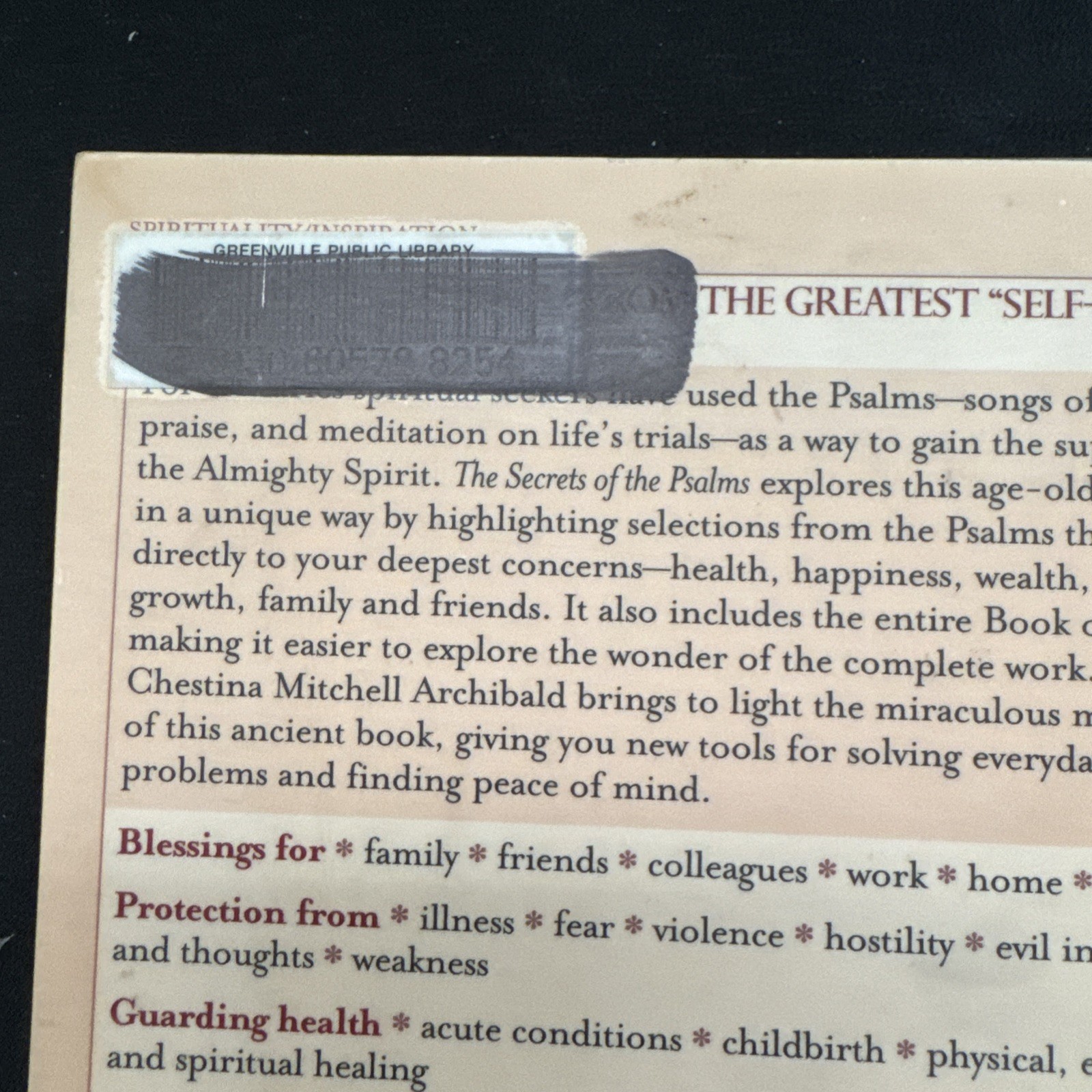 Secrets of the Psalms : Miraculous Meanings in the Bibles Most Inspiring Book by