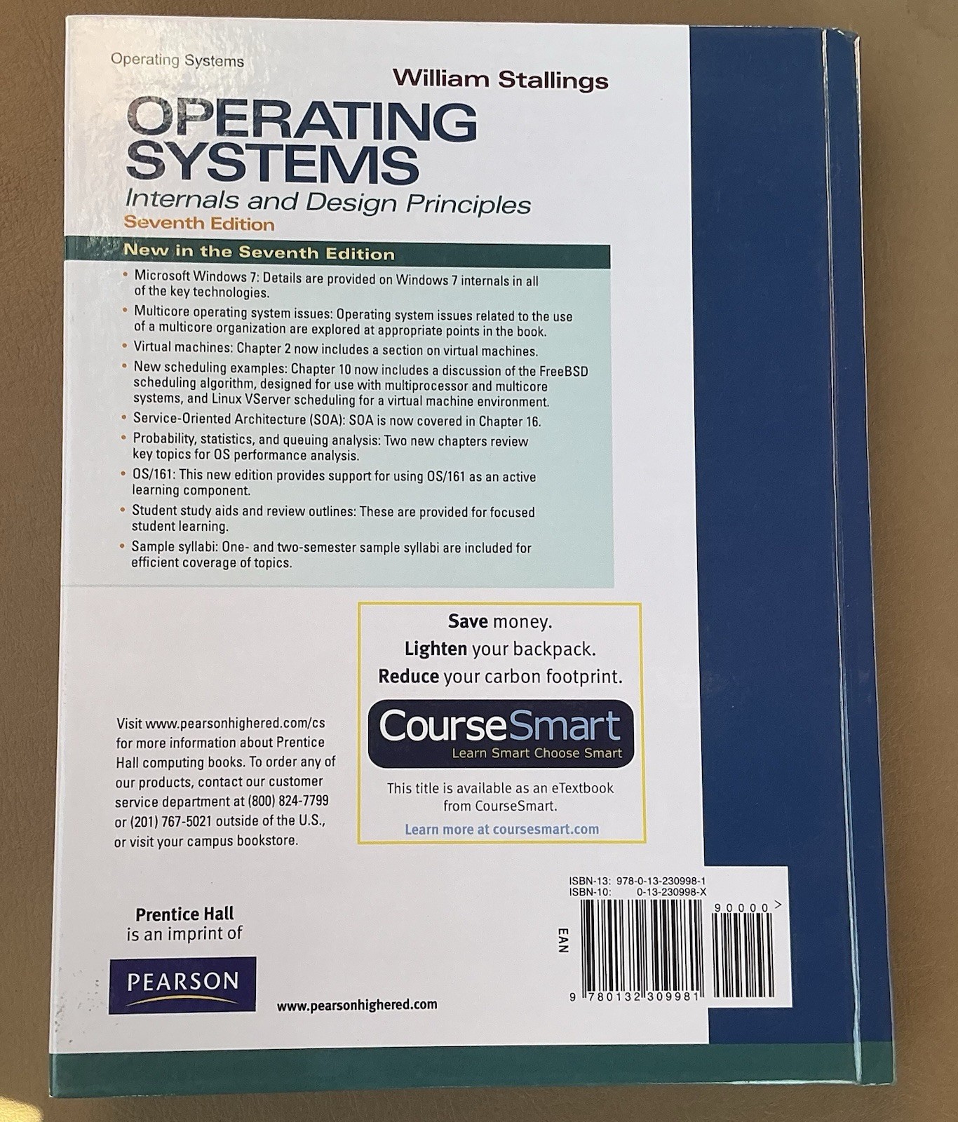 Operating Systems : Internals and Design Principles by William Stallings (2011,