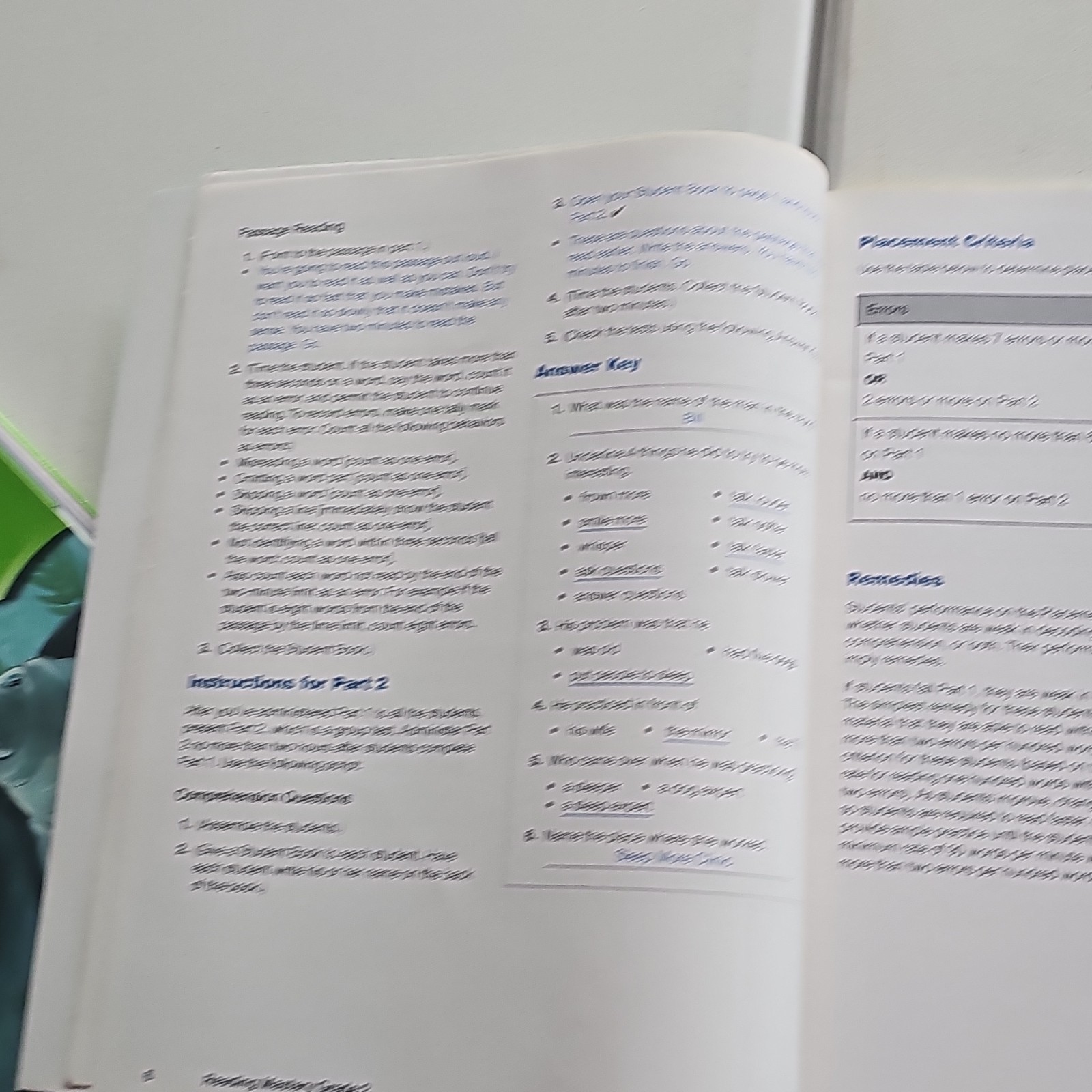SRA/McGraw-Hill Reading Mastery Signature Ed Assessment & Fluency Grade 2