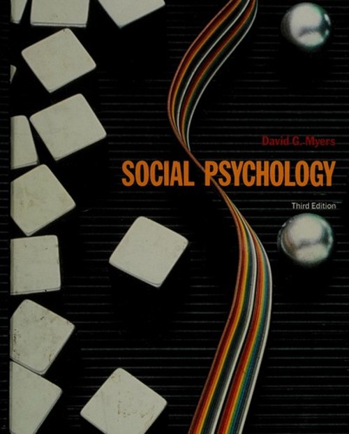 Social Psychology Hardcover David G. Myers
