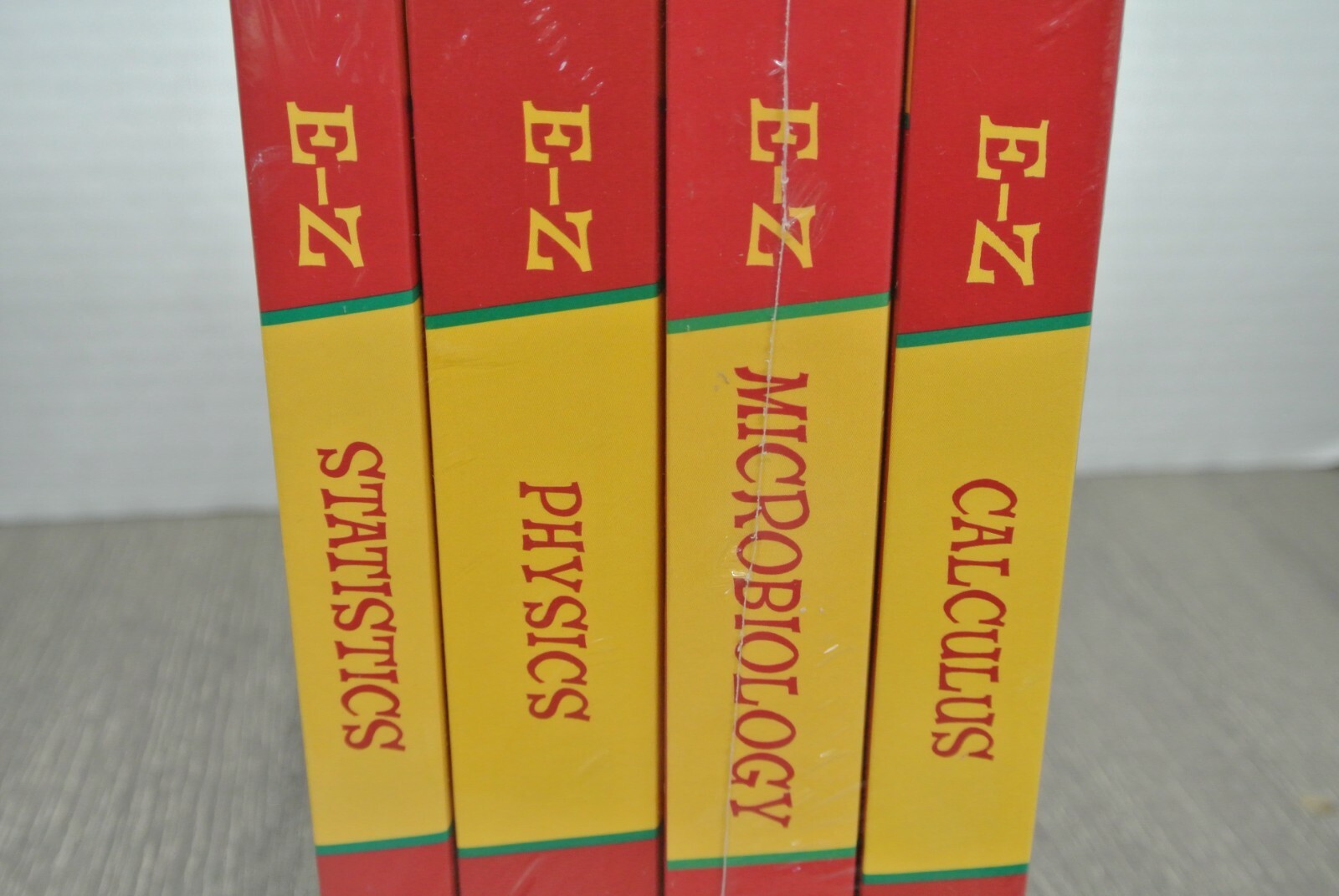 Barron’s Easy Way Homework Bundle: Calculus, Microbiology, Physics, Statistics