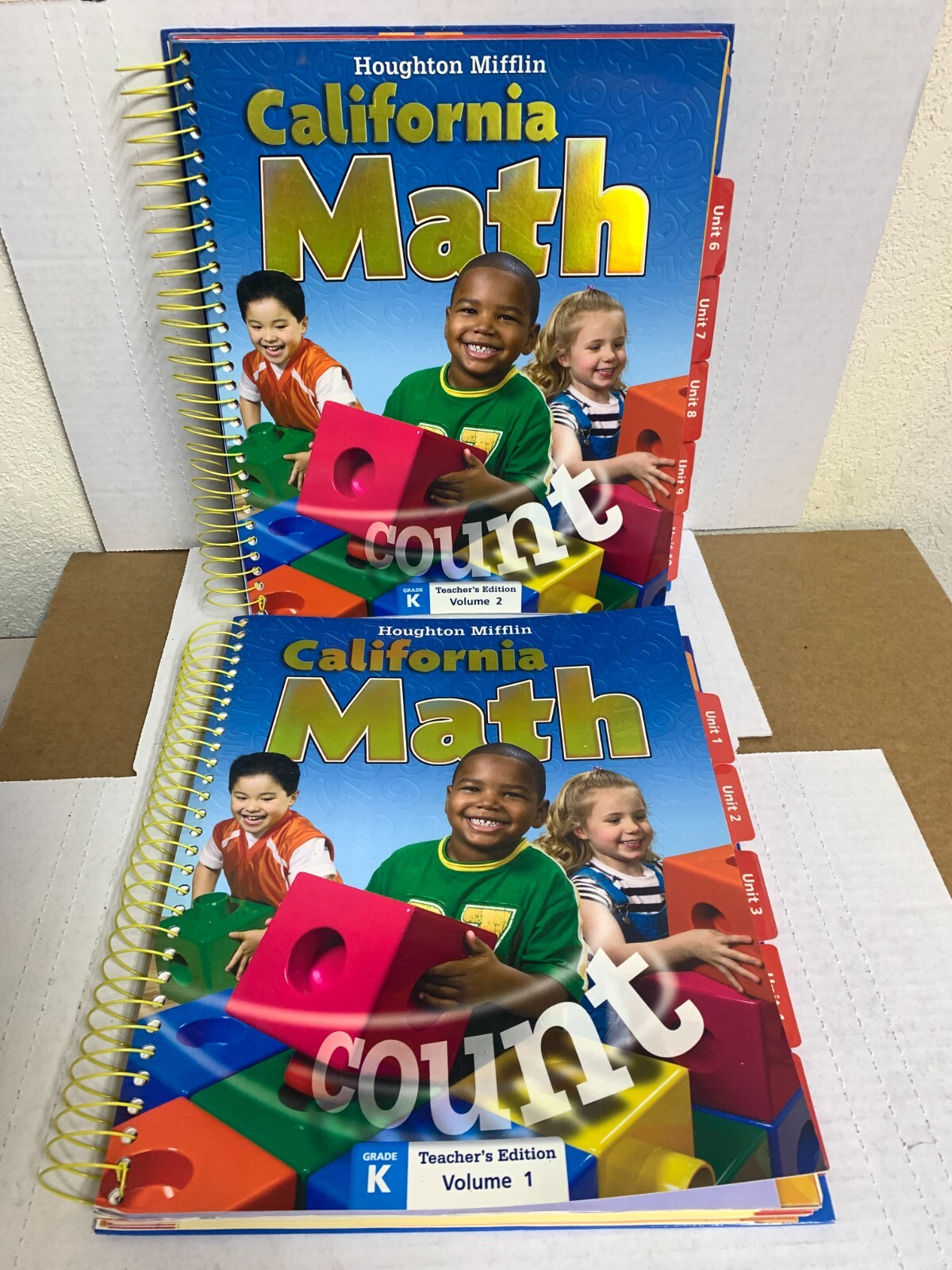 CALIFORNIA MATH Grade K TEACHERS EDITION Vol.1 & 2
