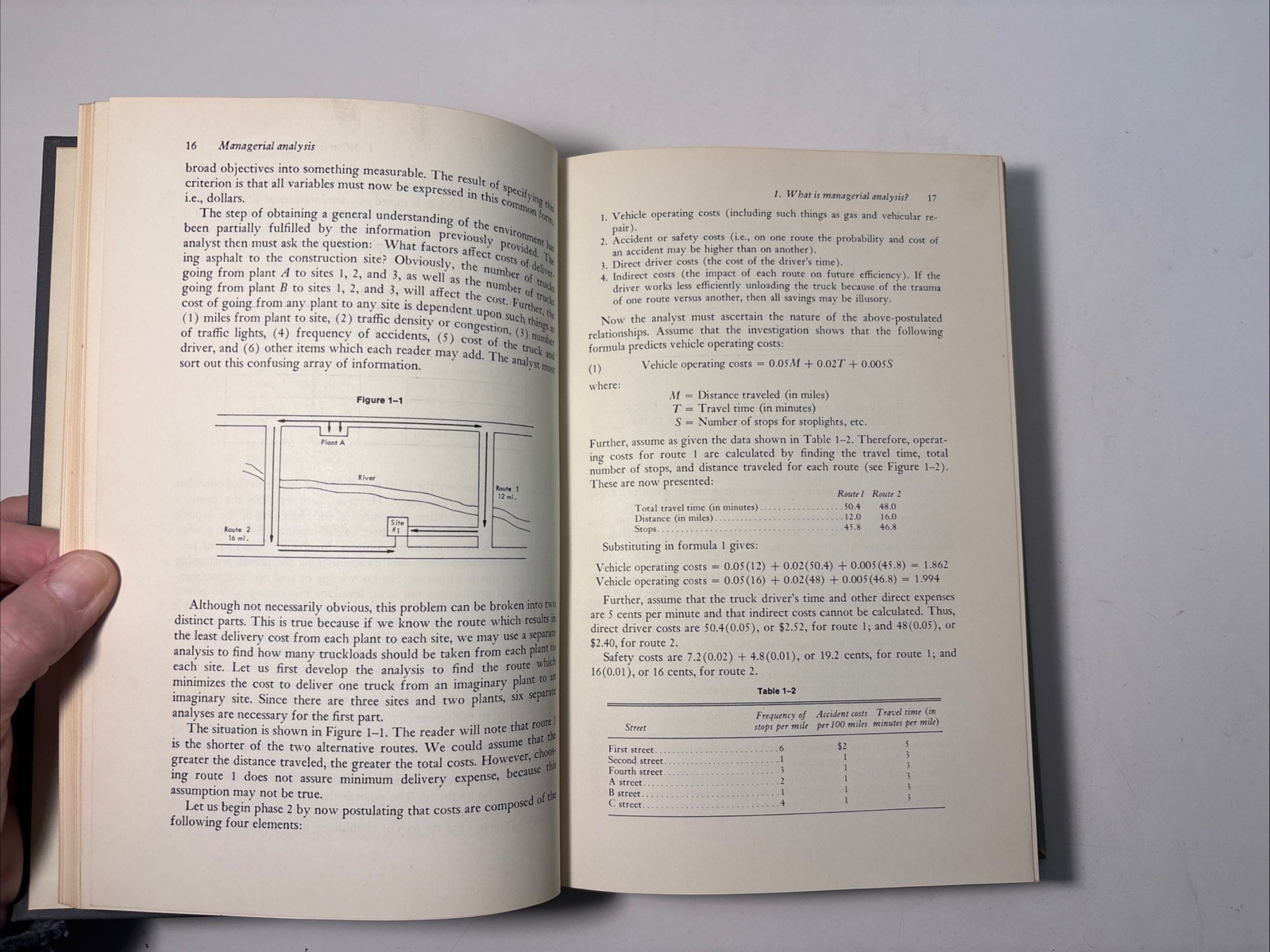 Managerial Analysis by Robert E Schellenberger, 1969 First Edition Hardcover