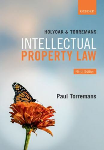Holyoak and Torremans Intellectual Property Law, Torremans, Paul, Good Book