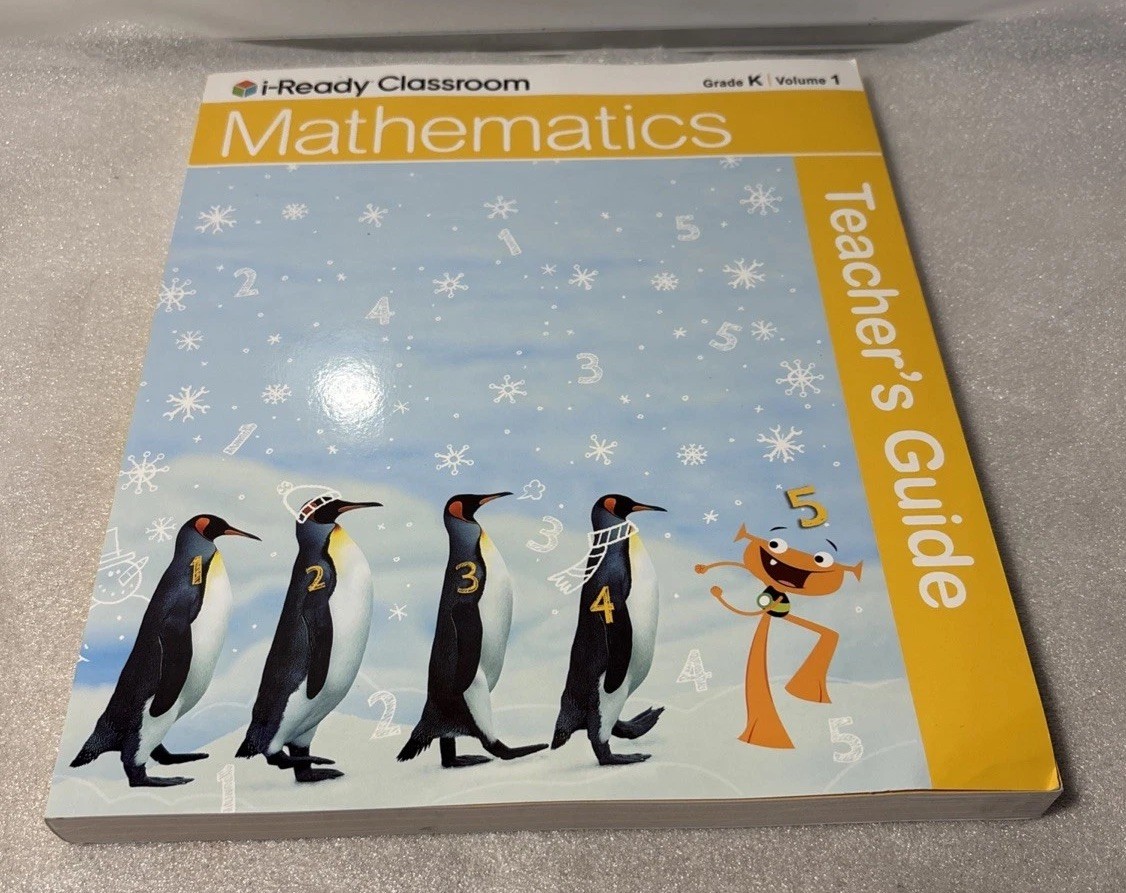 i-Ready Classroom Mathematics Grade K Volume 1 – Teacher’s Guide –