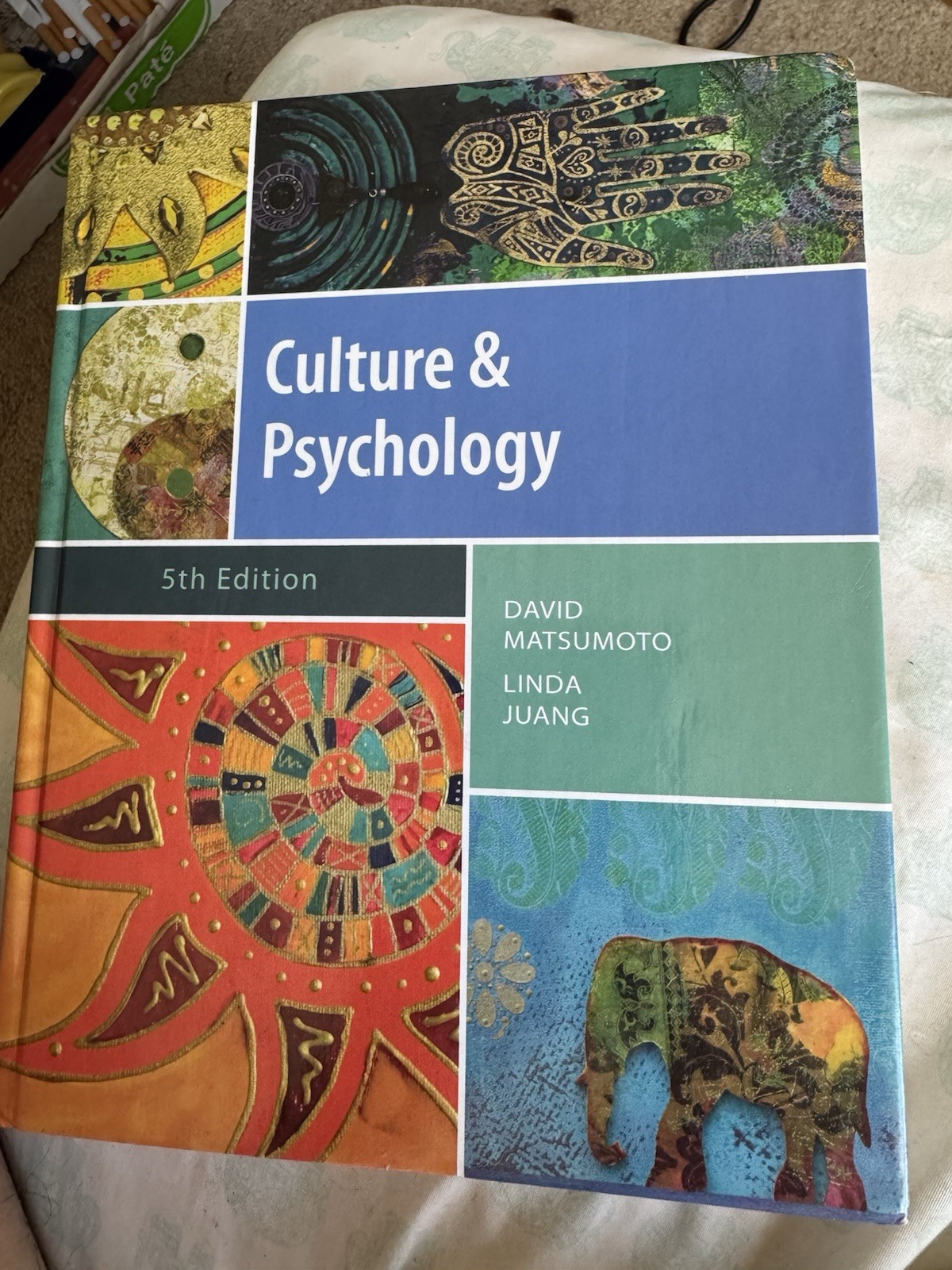 Culture and Psychology by David Matsumoto and Linda Juang (2012, Hardcover)
