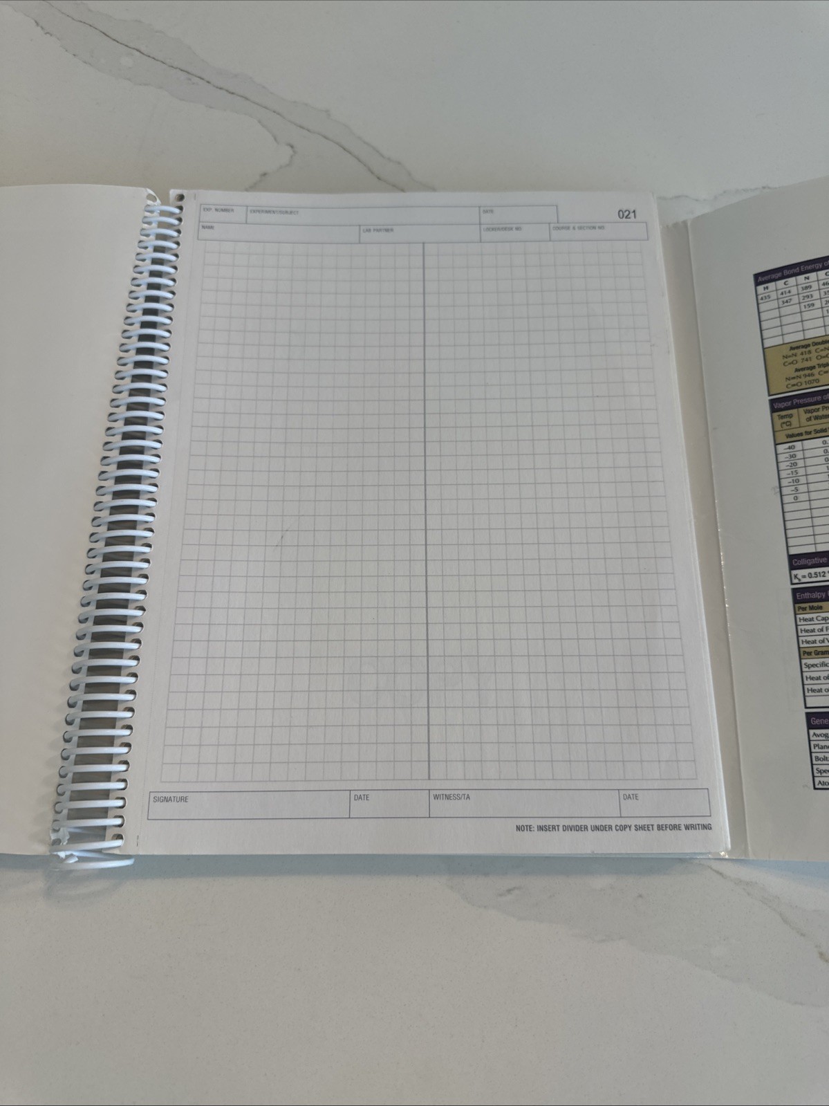 Student Lab Notebook By Hayden McNeil- 100 Pages Carbonless Duplicate sets