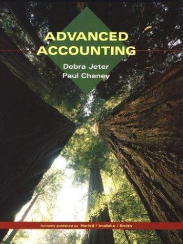Advanced Accounting Jeter, Debra C., Chaney, Paul, Haried, Andrew A. Hardcover