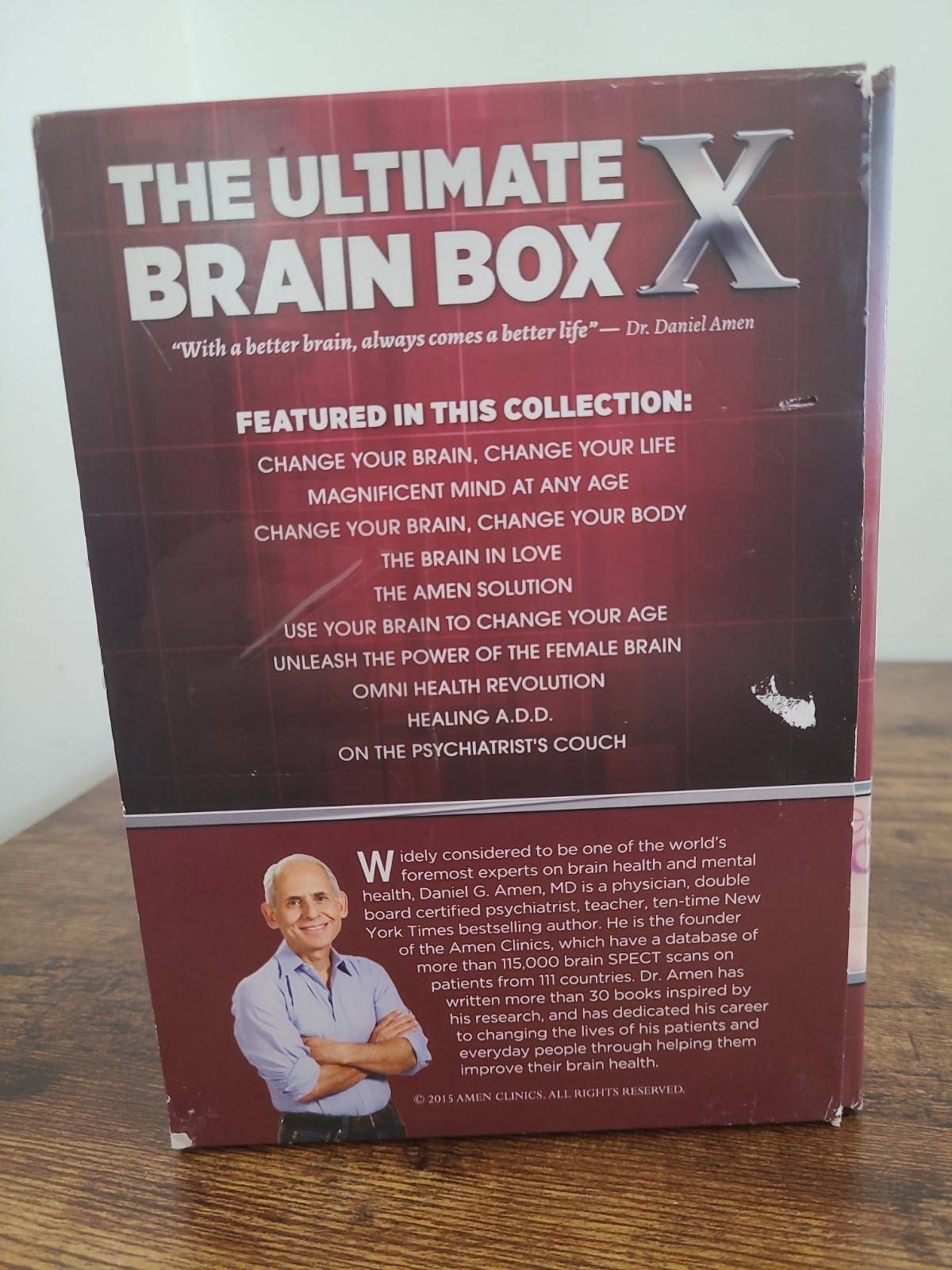 The Ultimate Brain Box X by Daniel G. Amen (2015, DVD)