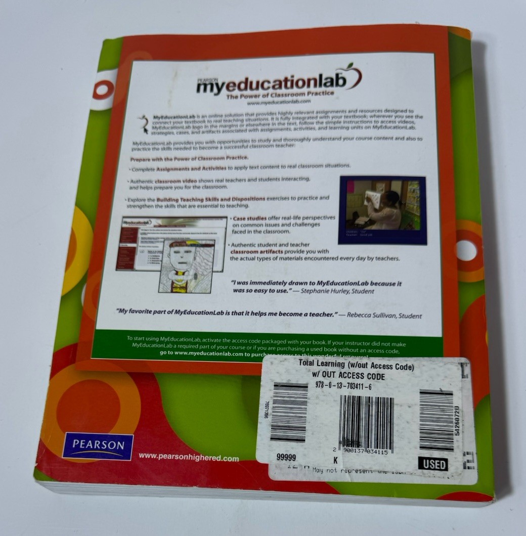Total Learning Developmental Curriculum for the Young Child Patricia Weissm 2011