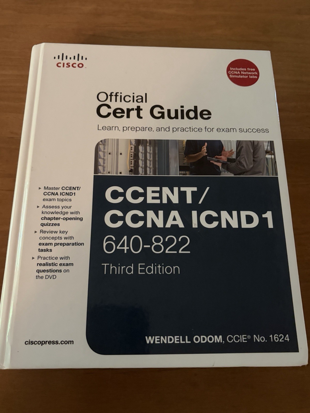 CCENT/CCNA ICND1 640-822 Official Cert Guide (3rd Edition) – VERY GOOD