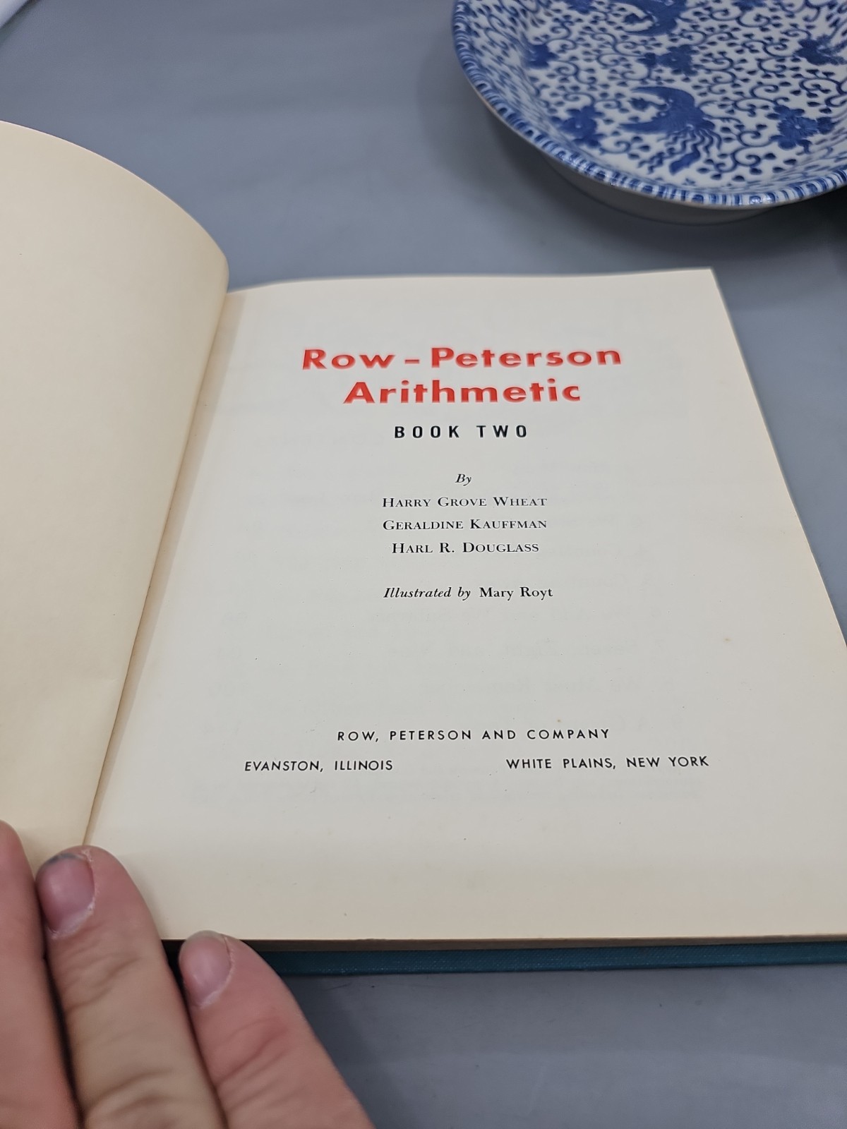 Row Peterson Arithmetic Second Edition Book Two – 1951, Hardcover