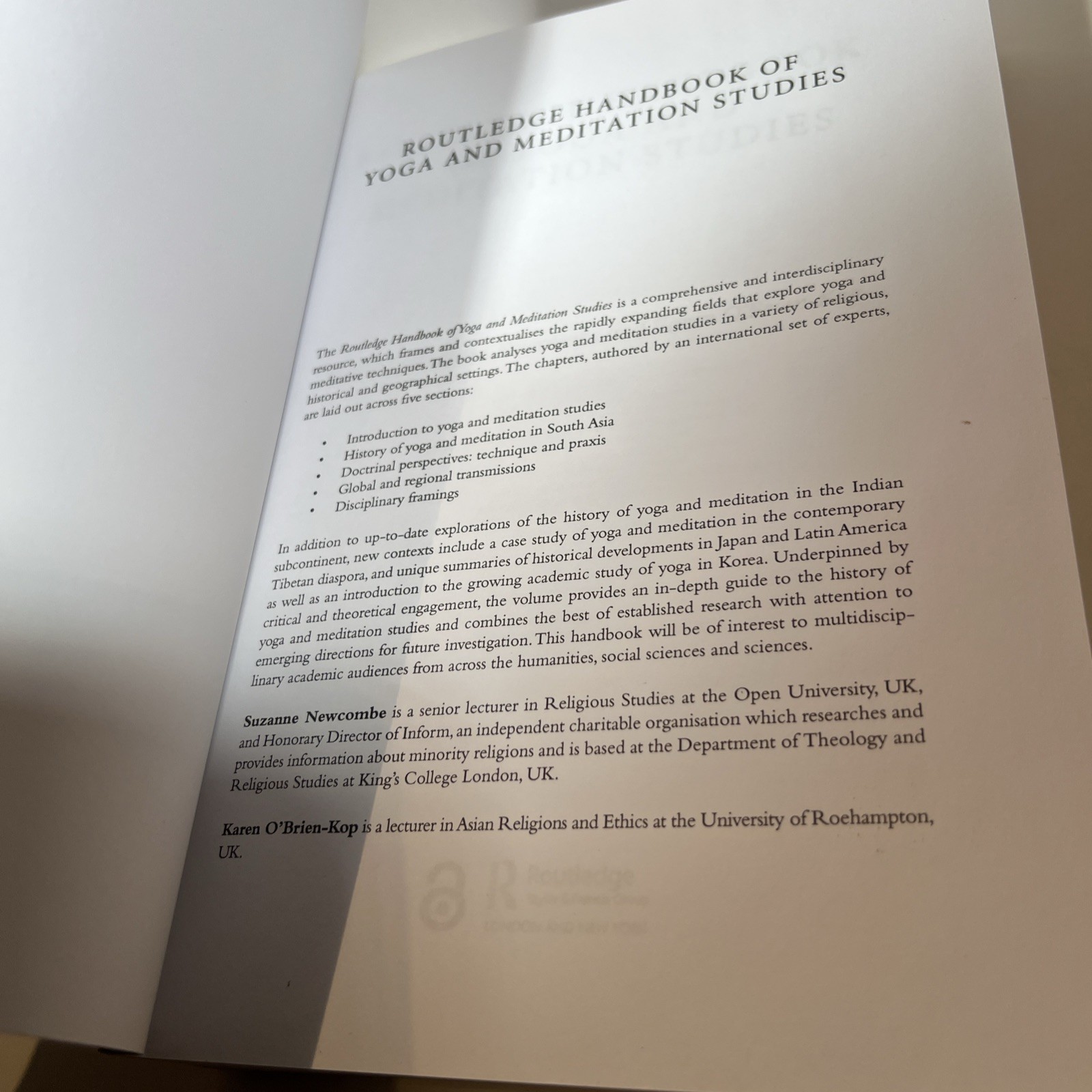 Routledge Handbook of Yoga and Meditation Studies by Karen O’Brien-Kop (2023,…