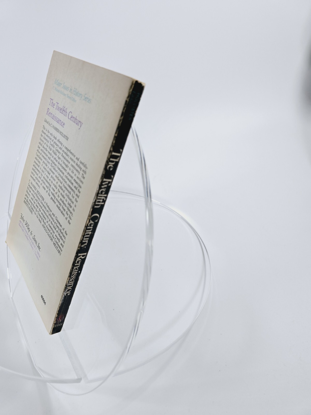 The 12th Century Renaissance C Warren Hollister John Wiley Pub 1969 Paperback