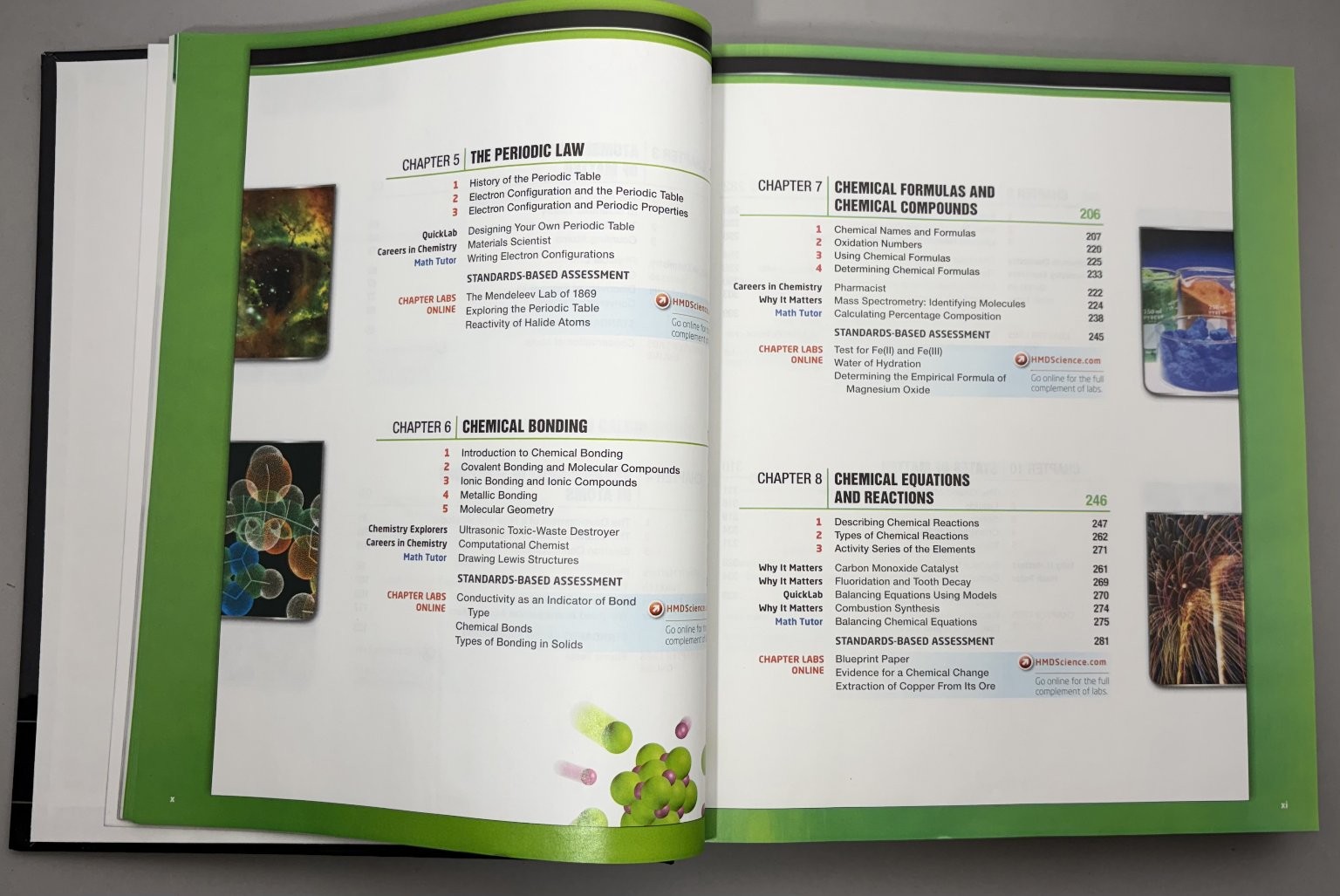 Modern Chemistry Sarquis Textbook Teacher Ed 2012 Hardcover Illustrated
