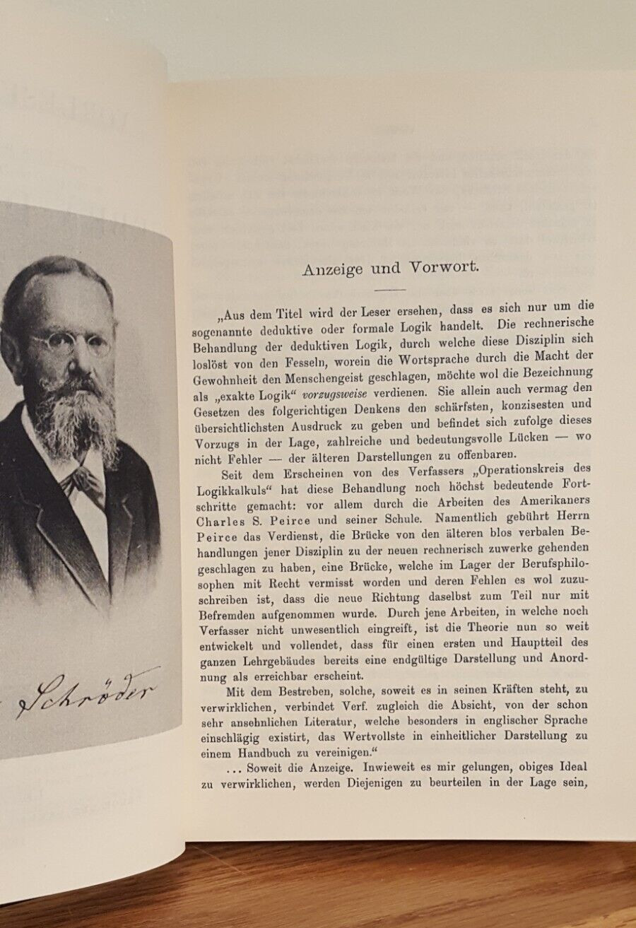 Algebra der Logik by Ernst Schroder – Complete 3 Volume Set in German.