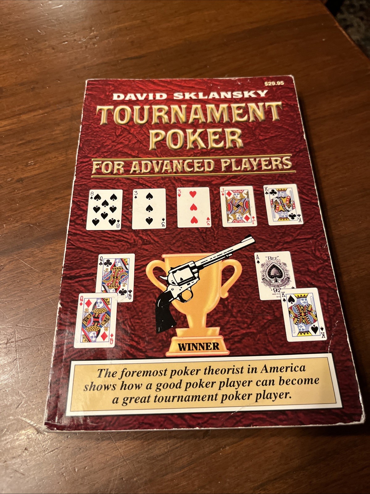 Tournament Poker for Advanced Players by David Sklansky (2002, Perfect)
