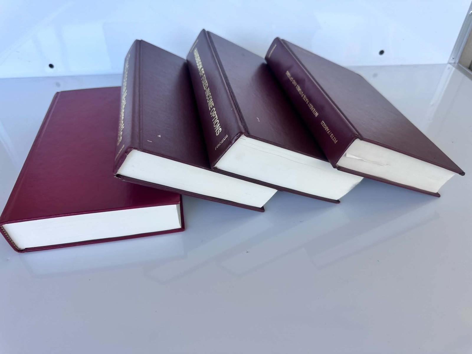 Frank J. Fabozzi Books. Fixed Income Opt & Math, Interest Rate,Mortgage Backed.