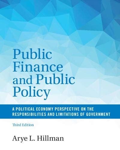 Public Finance and Public Policy – Hillman, Arye L.