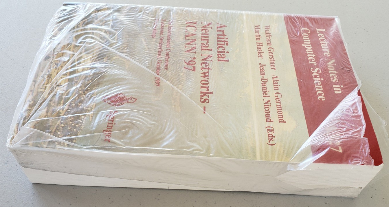 Artificial Neural Networks ICANN 96 & 97 Springer LNCS 2-Vol Lot Excellent Wraps