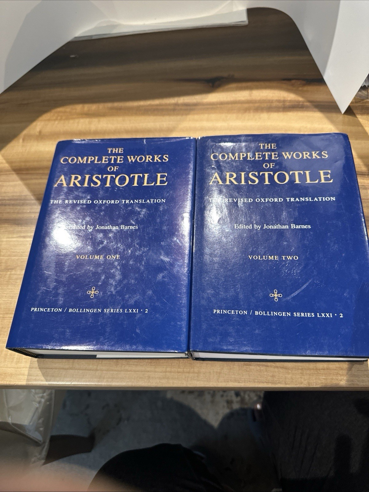 The Complete Works of ARISTOTLE Vols 1 & 2 Revised Oxford Translation Hardcover