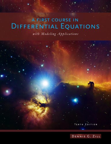 A First Course in Differential Equations – hardcover, 9781111827052, Dennis Zill