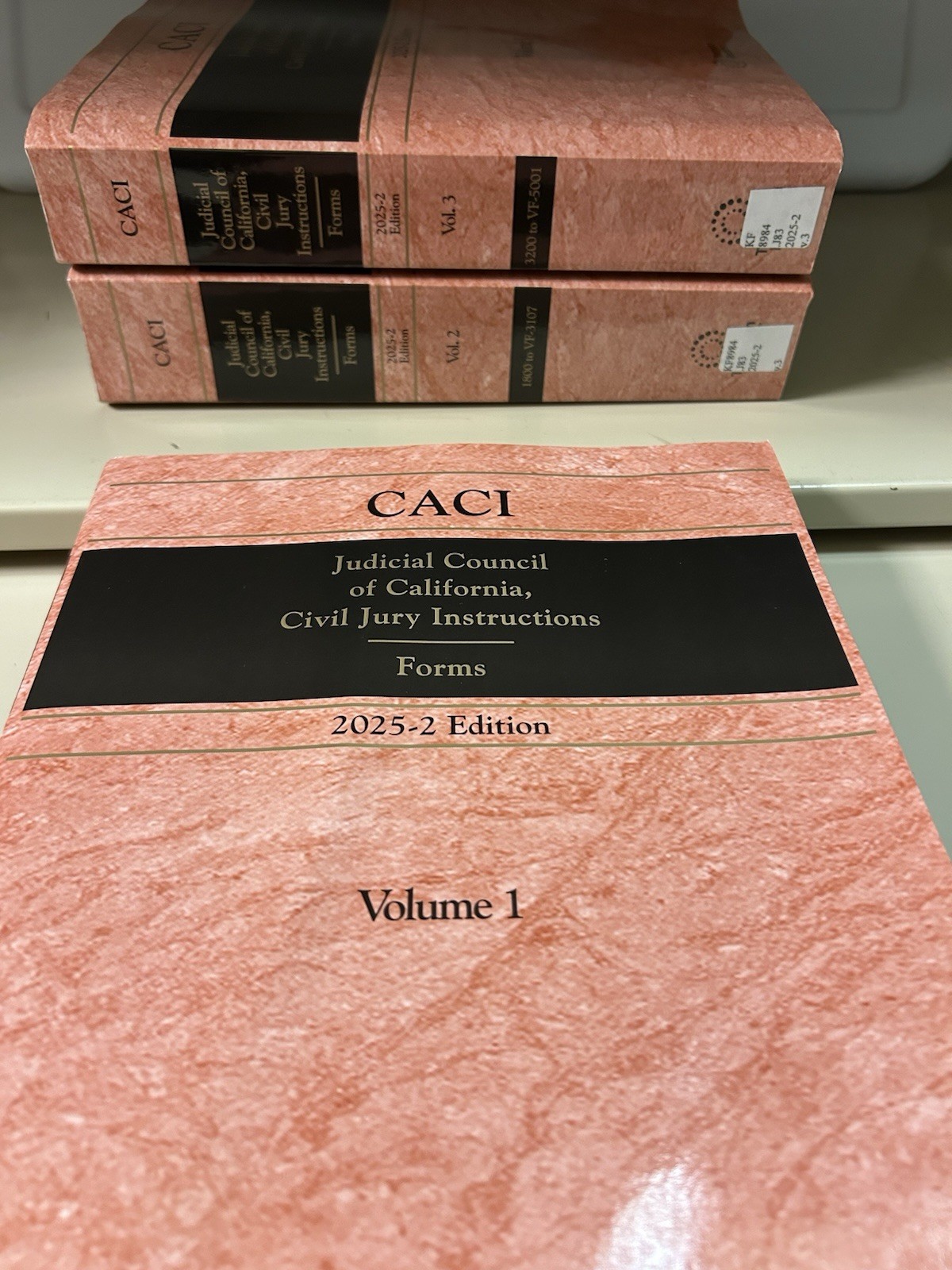 CACI Judicial Coucil of California Civil Jury Instructions Forms 2025-2 Edition