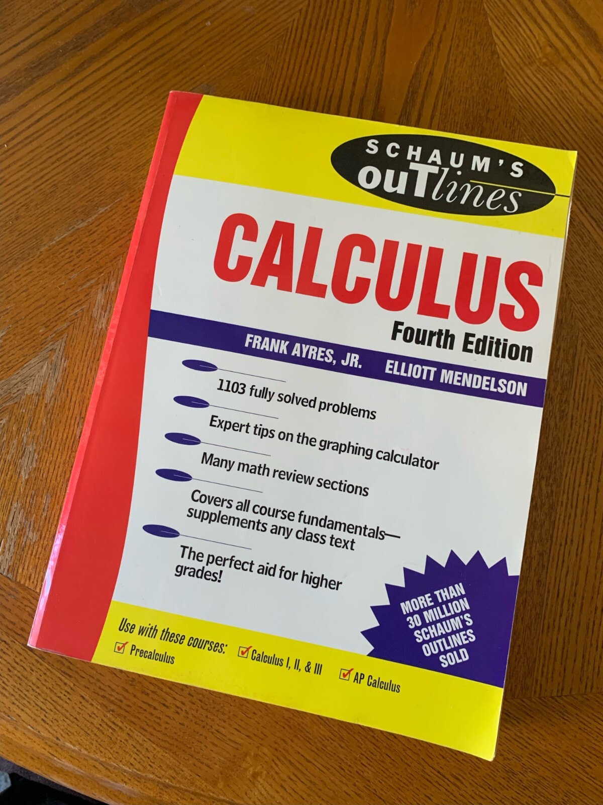 Schaum’s Outline Ser.: Schaum’s Outline of Calculus by Elliott Mendelson, Frank