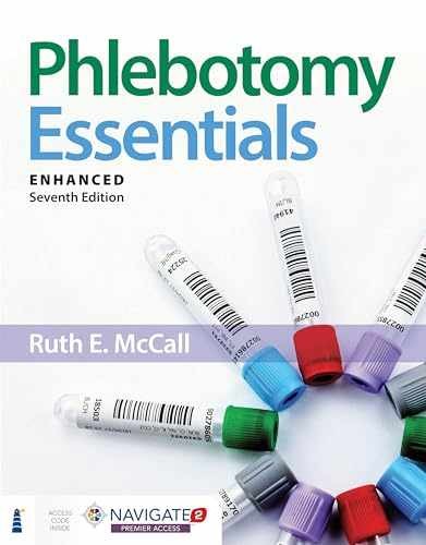 Phlebotomy Essentials, Enhanced – Paperback, by McCall Ruth E. – Very Good n