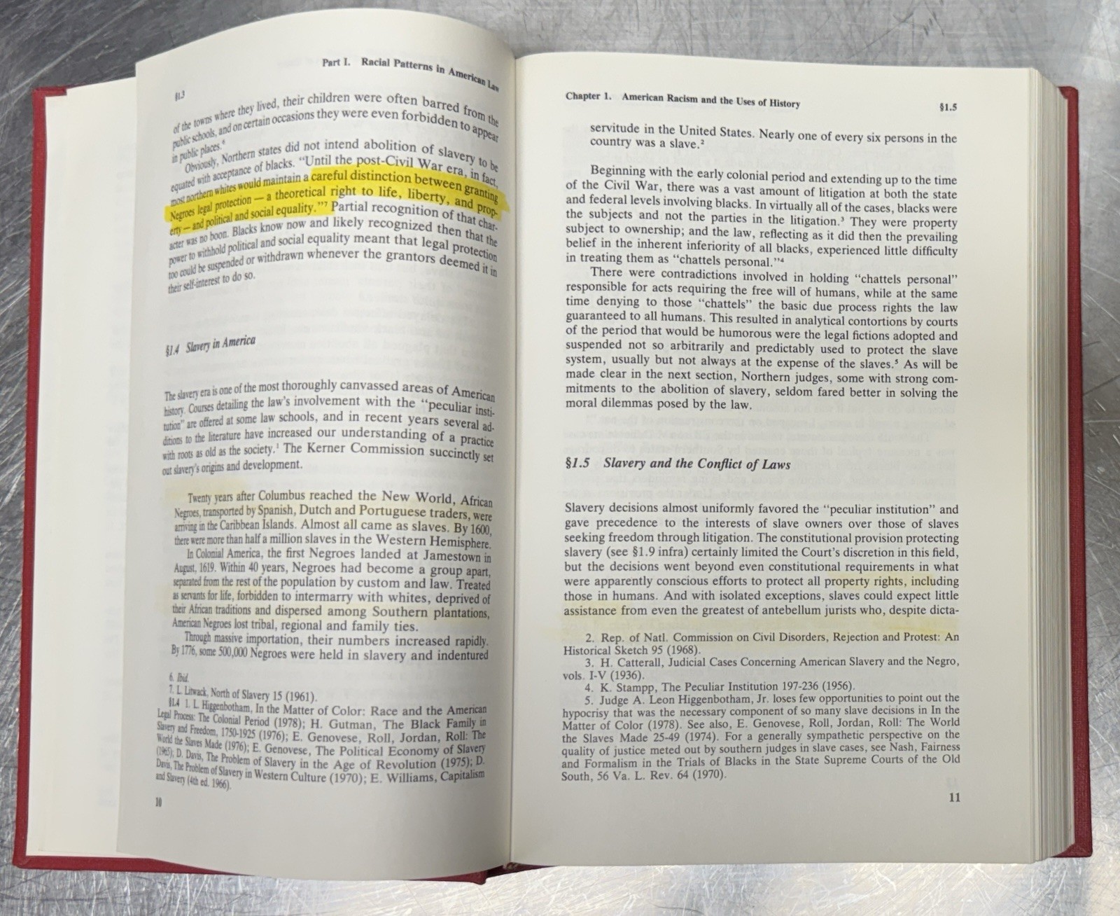 Race, racism and American law 2nd Ed 7th Printing