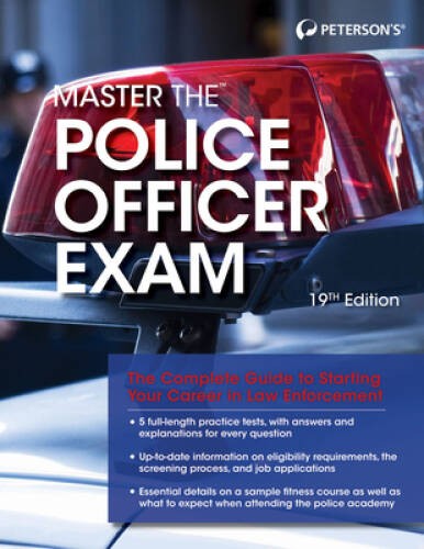 Master the Police Officer Exam – Paperback By Petersons – VERY GOOD