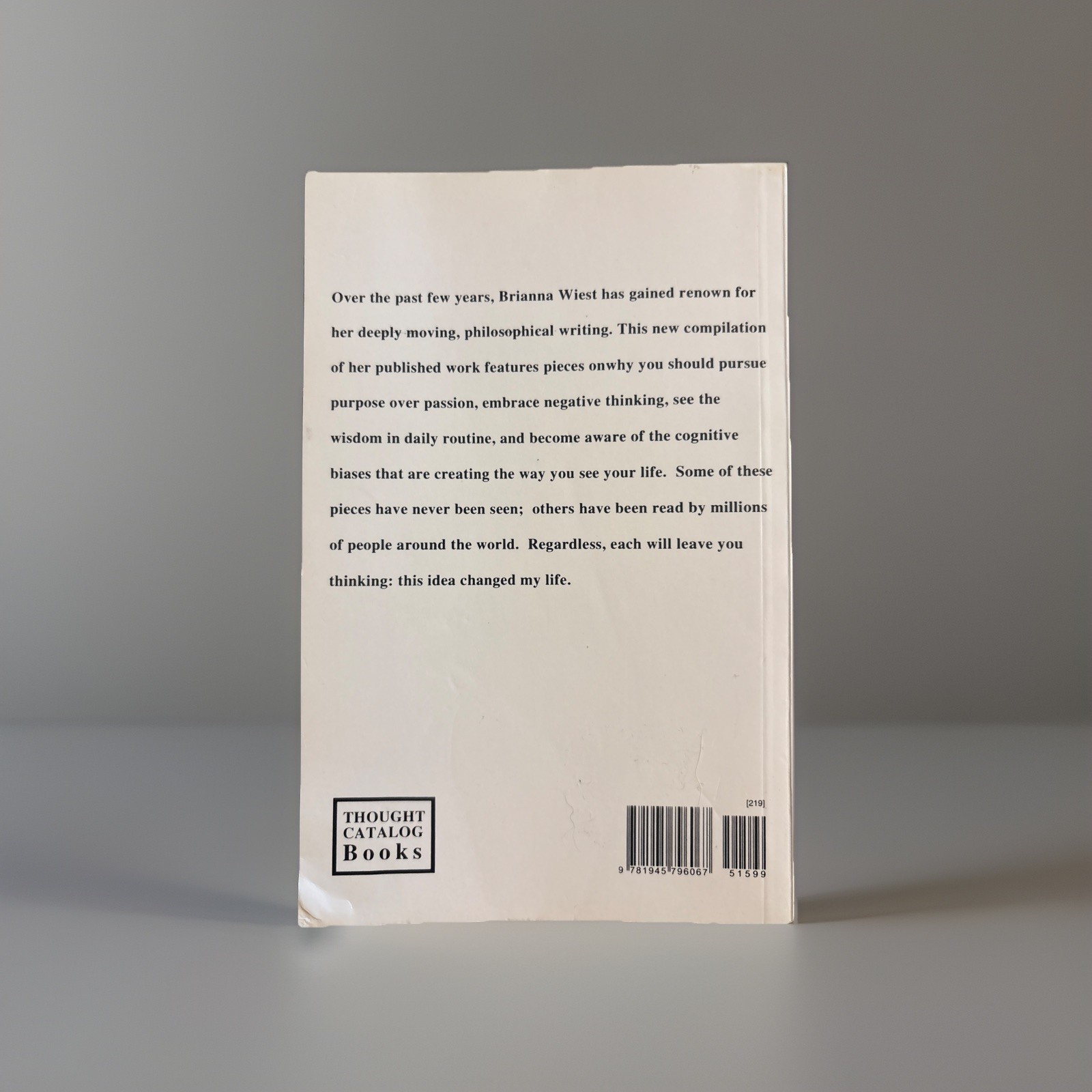 101 Essays That Will Change the Way You Think by Brianna Wiest (2016, Paperback)
