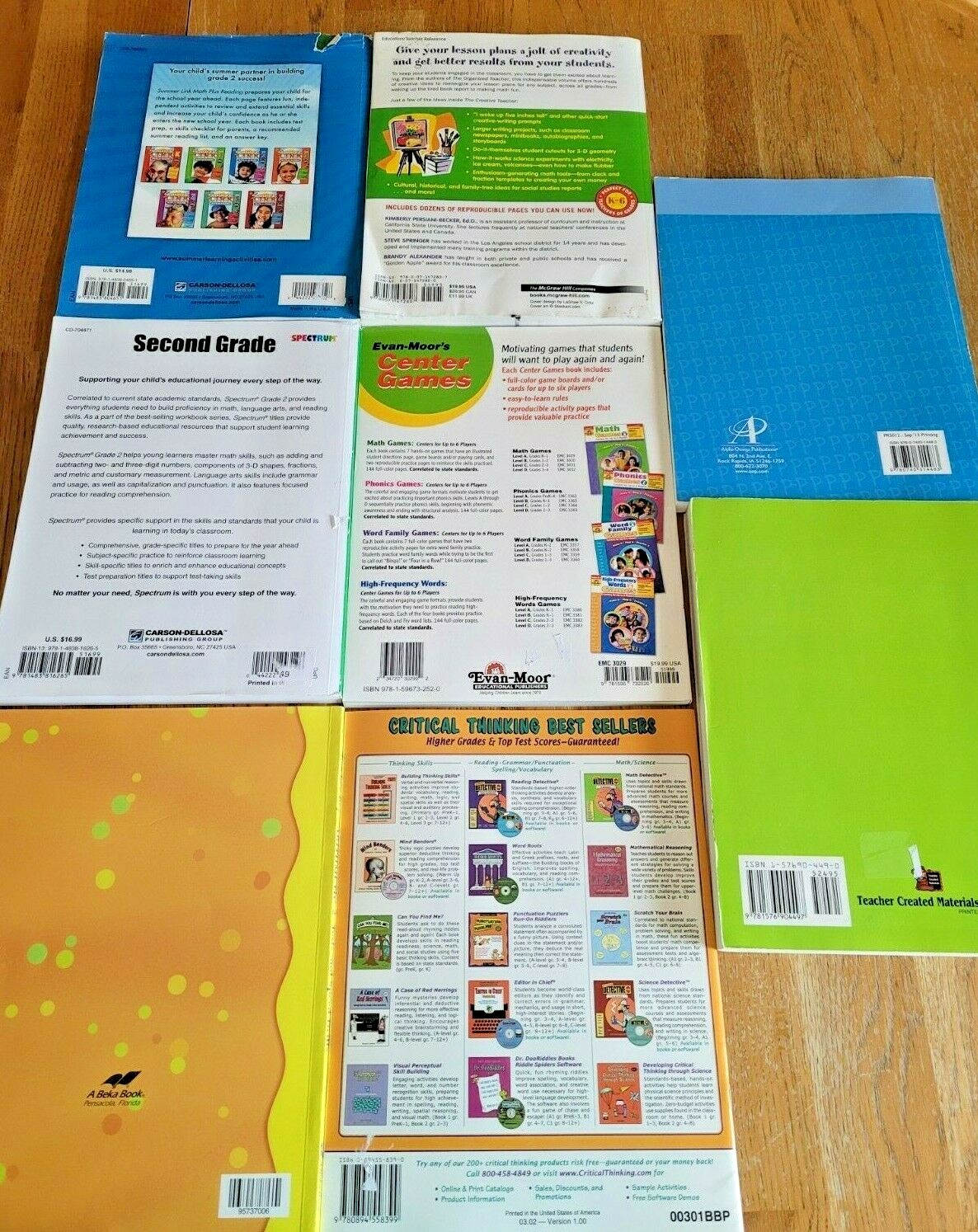 Huge lot Homeschool Books Pre-K thru 3rd grade Teachers Students Workbooks K-3