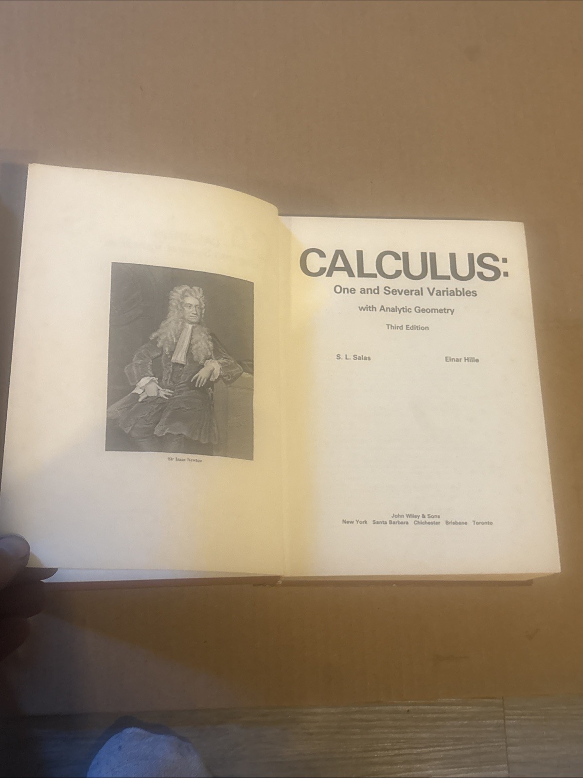 Calculus One And Several Variables Third Edition S.L Salas Einar Hille
