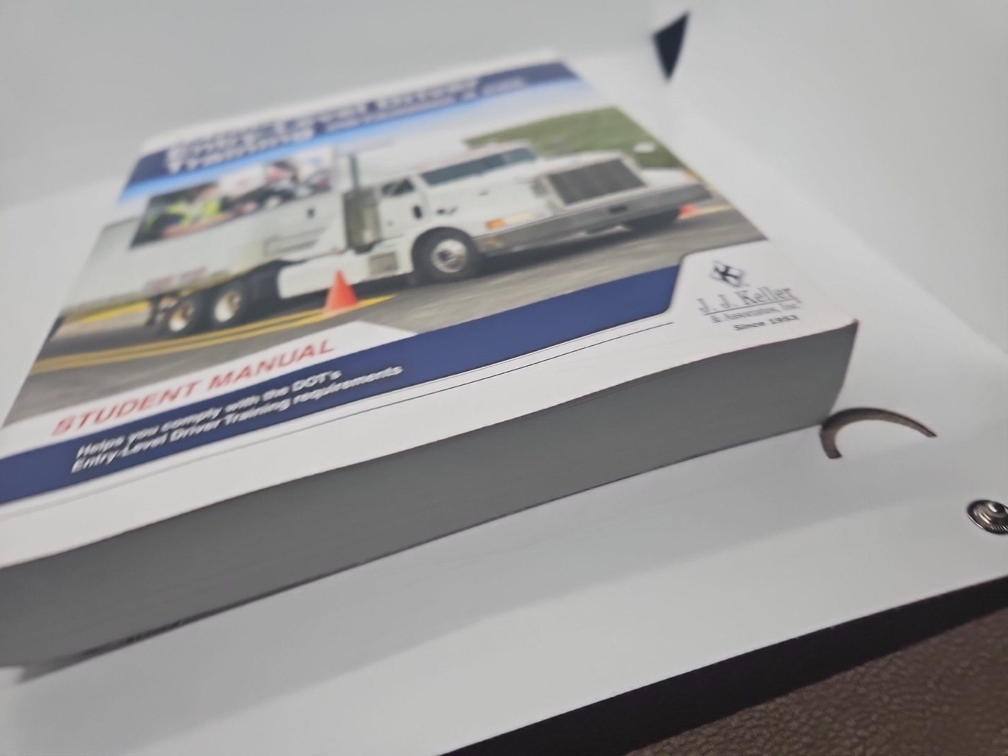 J.J. Keller Entry-Level Driver Training: Obtaining a CDL Student Manual Book