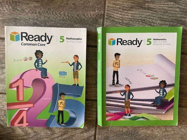 Grade 5 Ready Common Core Student Instruction Book & Student Practice Book