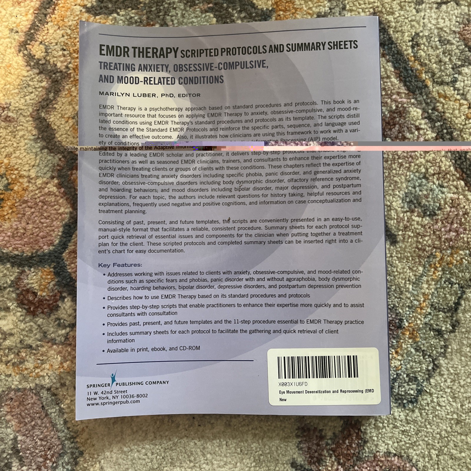 Eye Movement Desensitization and Reprocessing EMDR Therapy Scripted Protocols…