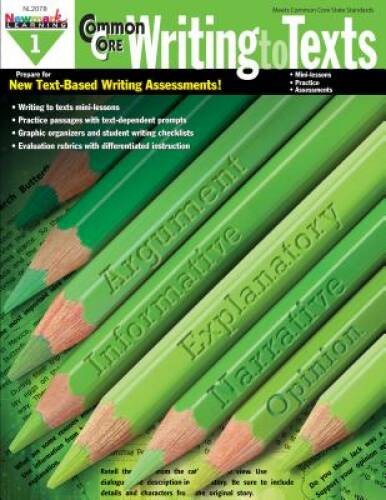 Common Core Practice Writing to Texts Grade 1 – Paperback – VERY GOOD