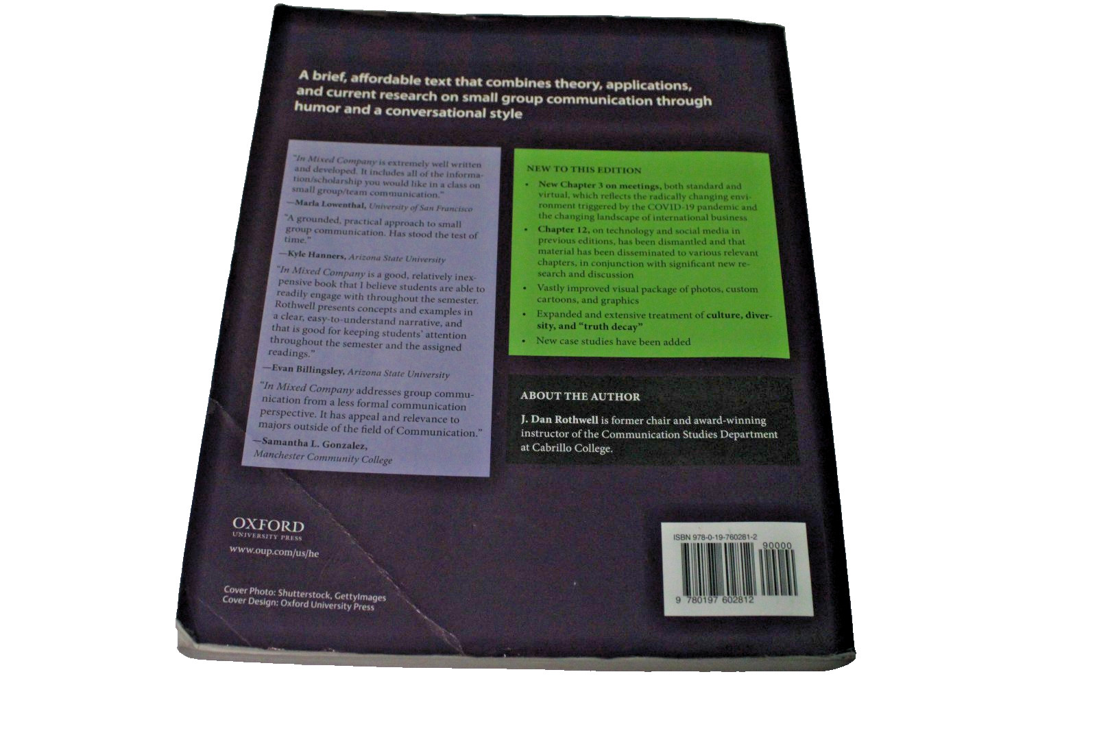 In Mixed Company: Communicating in Small Paperback Rothwell J. Dan