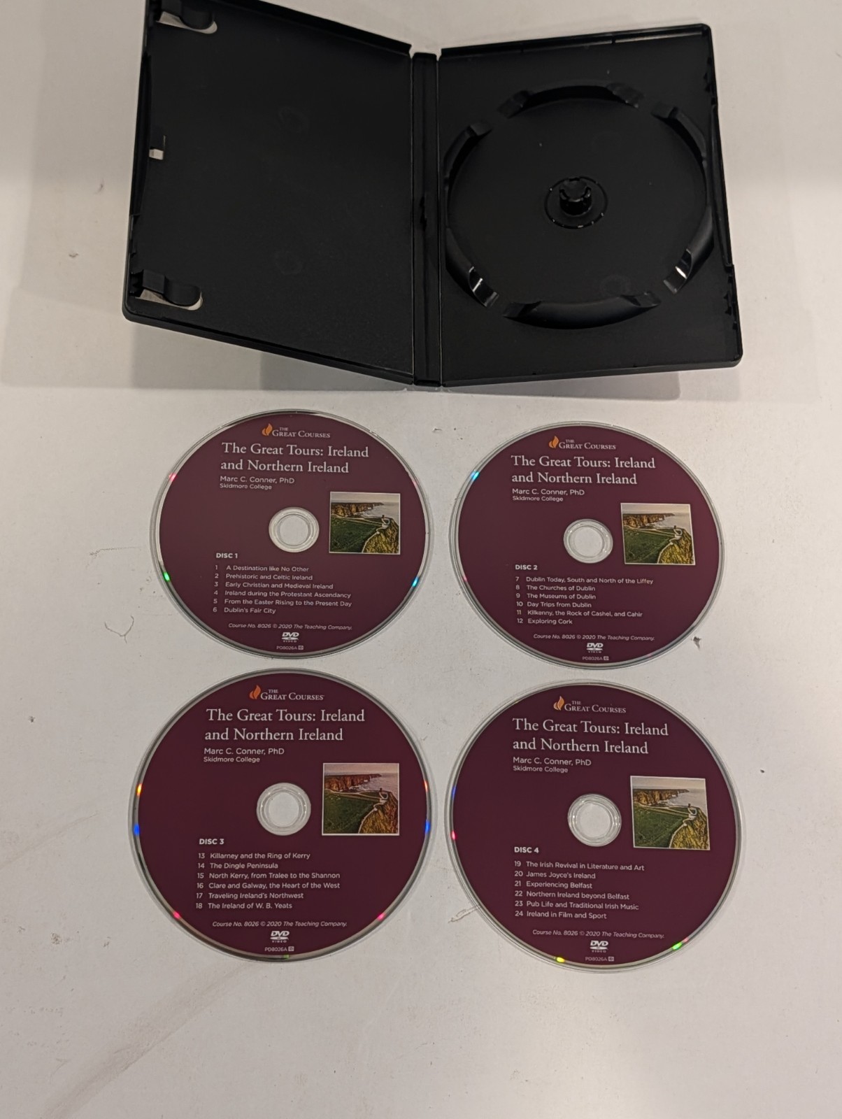 5 Lot Of Great Courses DVDs | Writing, Photography, Travel, Economics, English