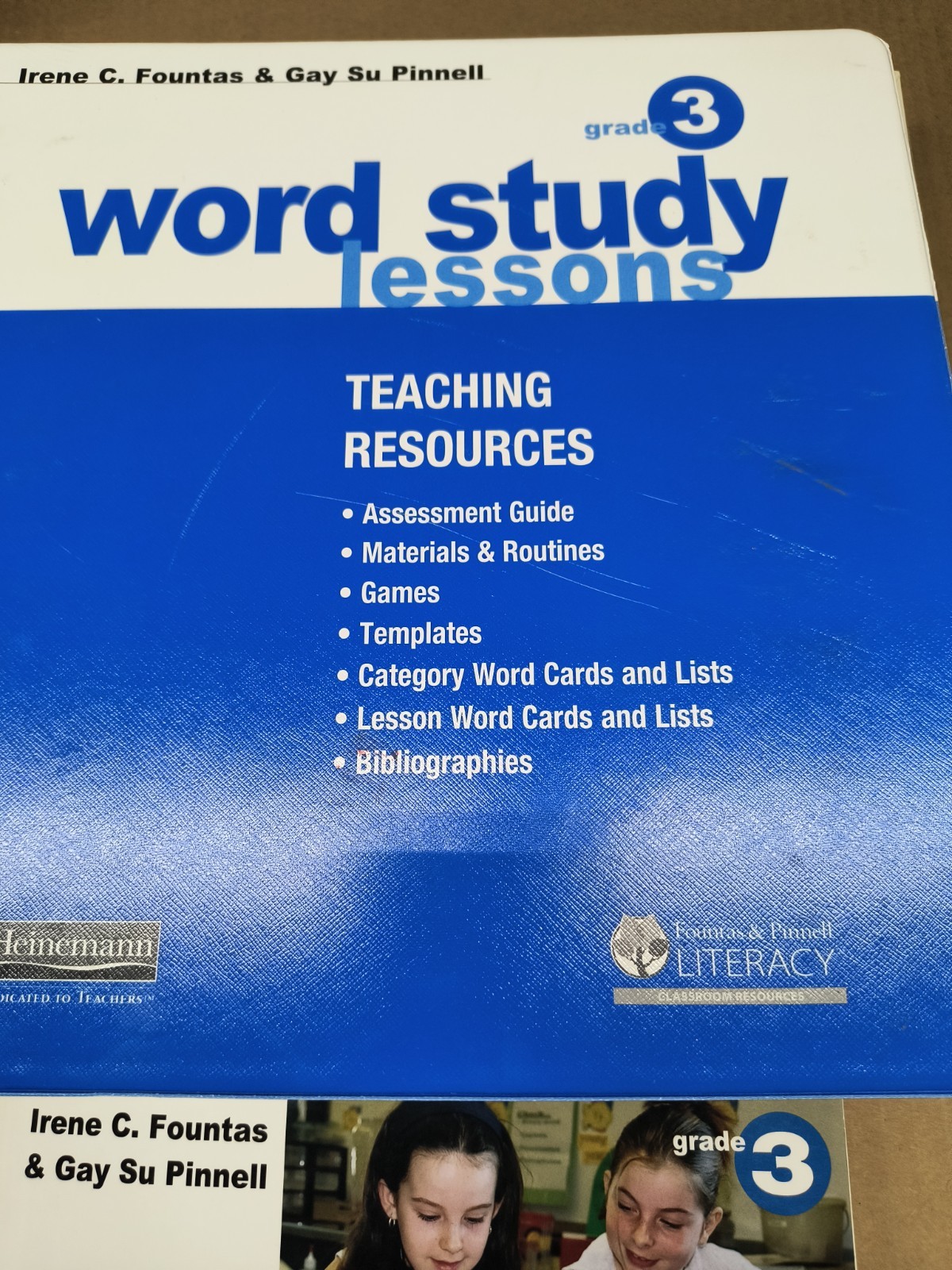 New Fountas & Pinnell Word Study Lessons Grade 3 Teachers Guides ELA