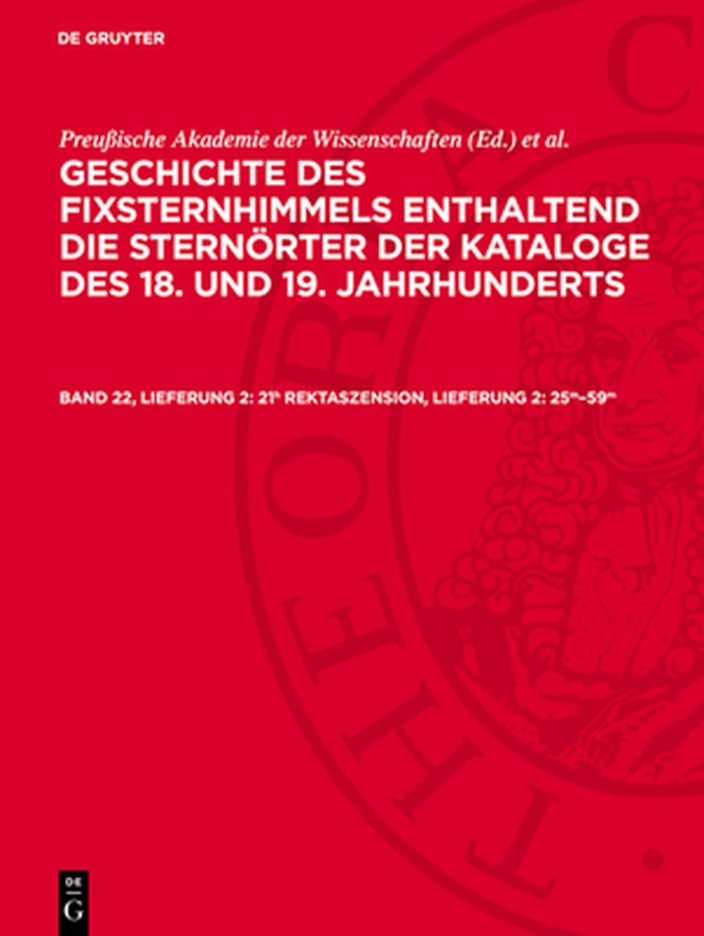 21h Rektaszension, Lieferung 2: 25m-59m: Avgfsk-B, Abteilung 2 by Deutschen Akad
