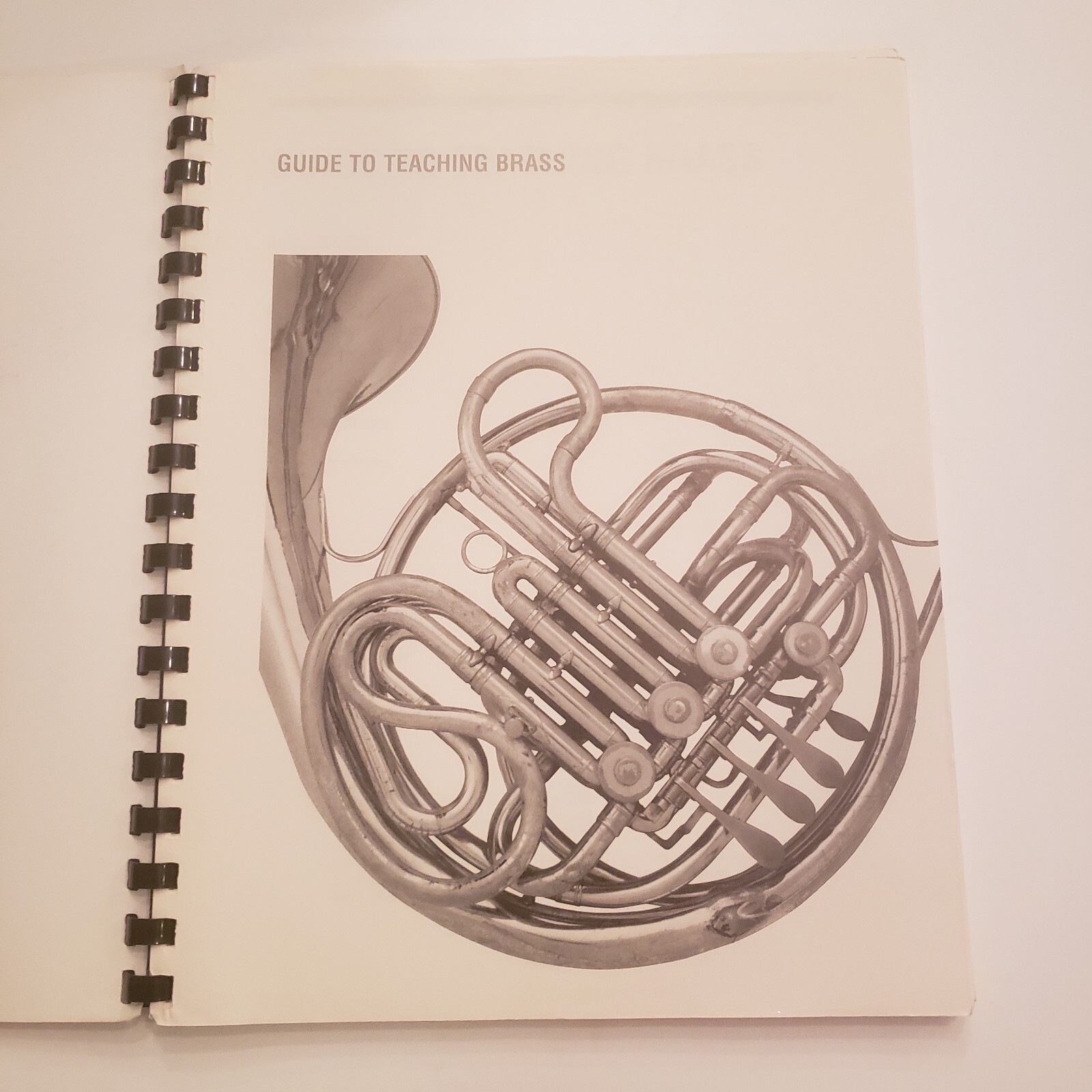 Guide To Teaching Brass Plastic Comb by Bachelder Dan Hunt Norman Book Music Vtg