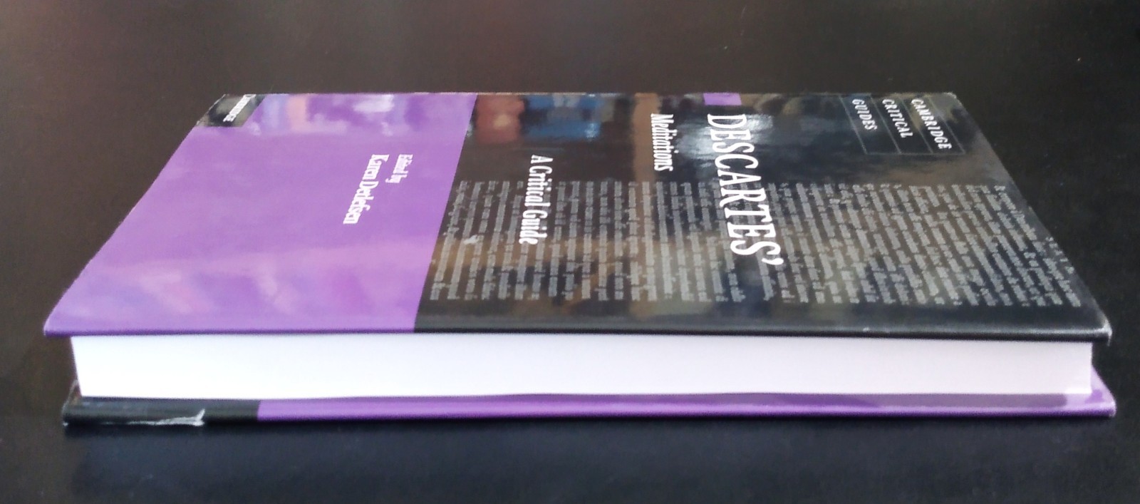 DESCARTES’ MEDITATIONS A Critical Guide – Karen Detlefsen (hc/dj) 2013