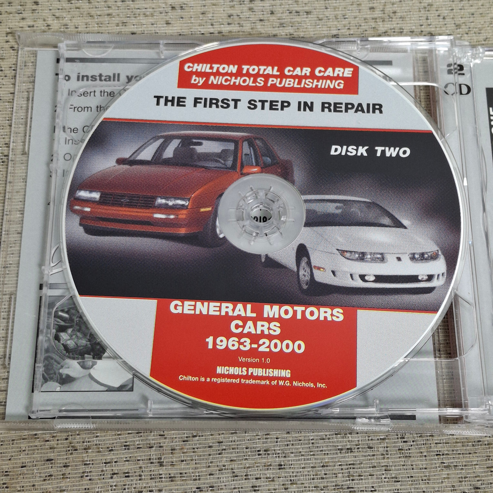 Chilton Total Car Care GM 1963-2000 Ver 1.0 Nichols Publishing 2 CD ROM