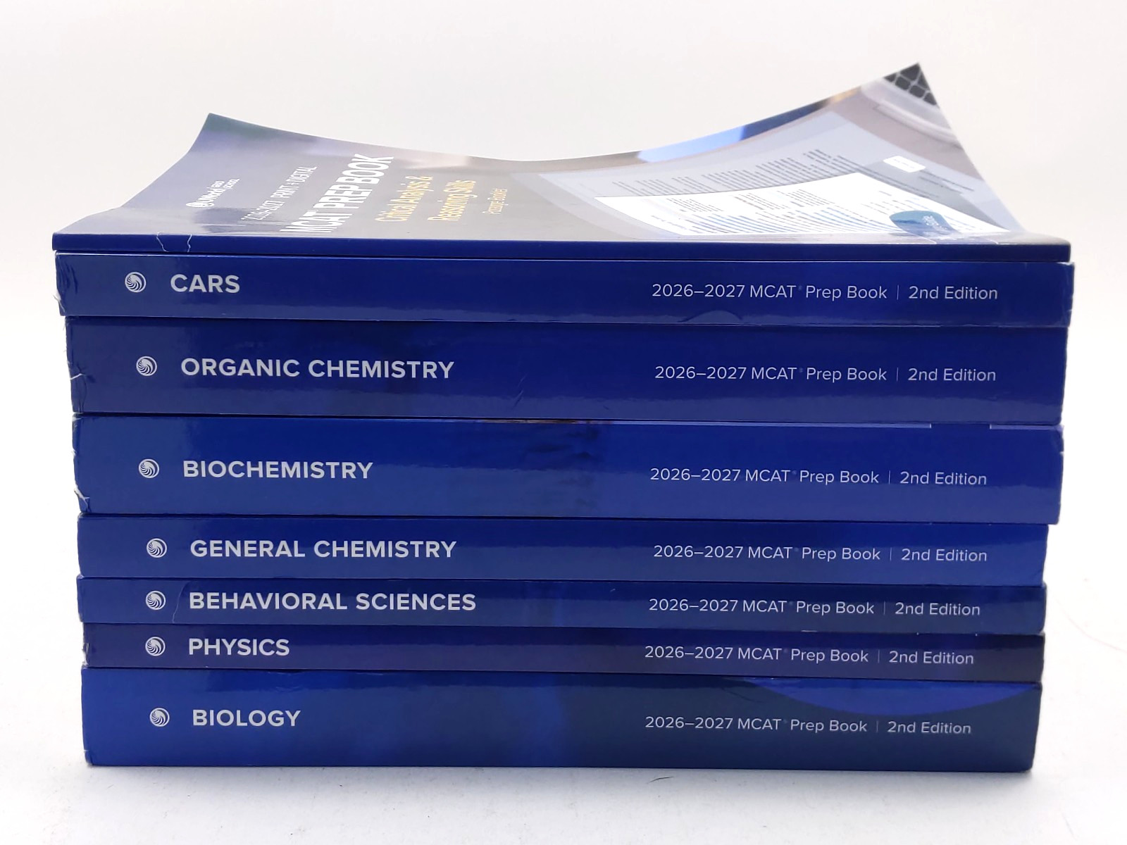Uworld 2026-2027 MCAT Prep Book 8 Book Set (Books Only, No Digital Code)