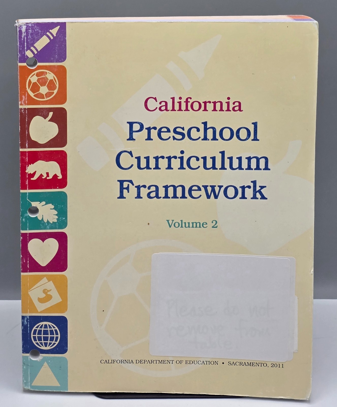 California Preschool Curriculum Framework Vol 1-3 + Infant Book LOT of 5 PB