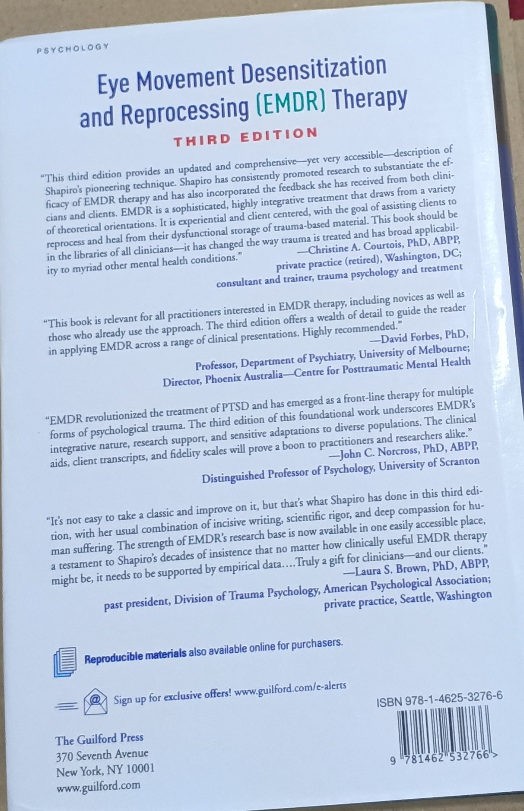 Eye Movement Desensitization and Reprocessing (EMDR) Therapy, Third Edition :…